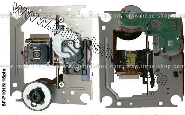 Laser / czytnik laserowy do odtwarzacza CD / DVD o symbolu : SF-P101N (16PIN) MECHANIZM SANYO TYP 01 , gwarancja 6 miesiecy