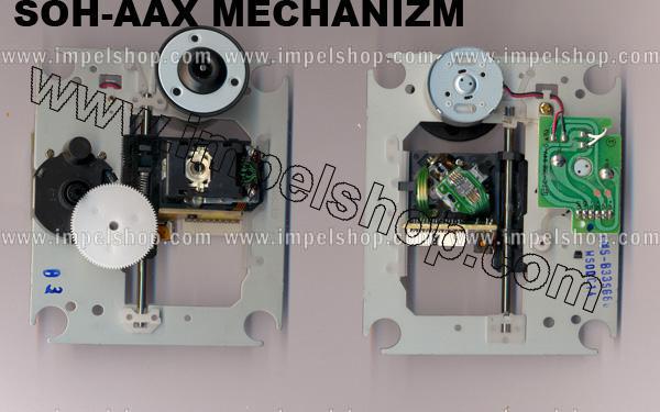 Laser / czytnik laserowy do odtwarzacza CD / DVD o symbolu : SOH-AAX MECHANIZM , gwarancja 6 miesiecy