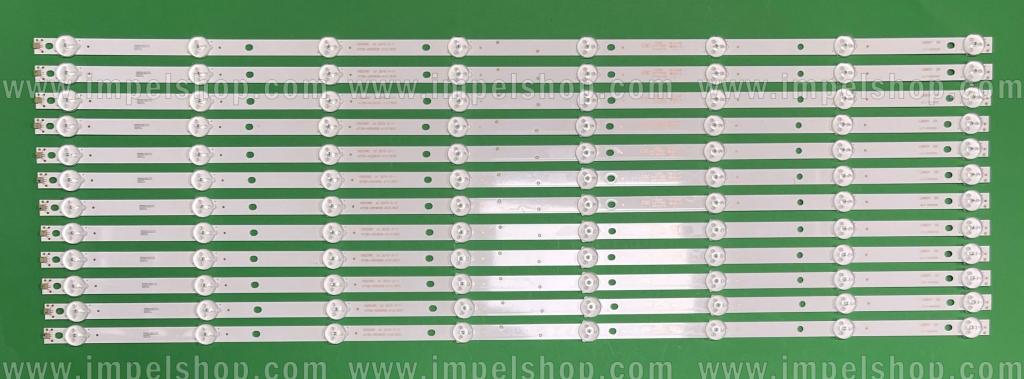 Zestaw listew LED do naprawy podświetlenia telewizora PANASONIC 65" zestaw 12 szt K650WDA2 4708-K65WD8-A1213K01 , 8LED/3V , DŁUGOŚĆ : 699MM