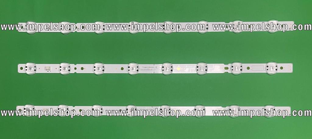 Zestaw listew LED do naprawy podświetlenia telewizora LG 55" zestaw SSC_TRIDENT_55UK63_8LED_SVL550AS48AT5_REV1.0 X 3szt , AGM76191301 , AGF30214601 ,