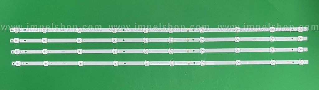 Zestaw listew LED do naprawy podświetlenia telewizora SUNNY 42" zestaw 4szt X JL.D420A1235-081BS-M , 10LED , 770MM