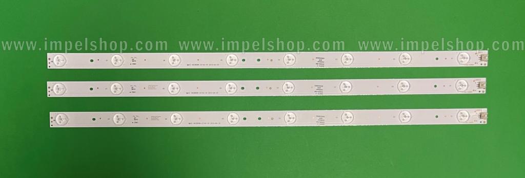 Zestaw listew LED do naprawy podświetlenia telewizora SANYO 29" zestaw 3szt X BMTC HK29D08-ZC14C-01 213-298 AYNI , 8LED , 565MM , 3V ,