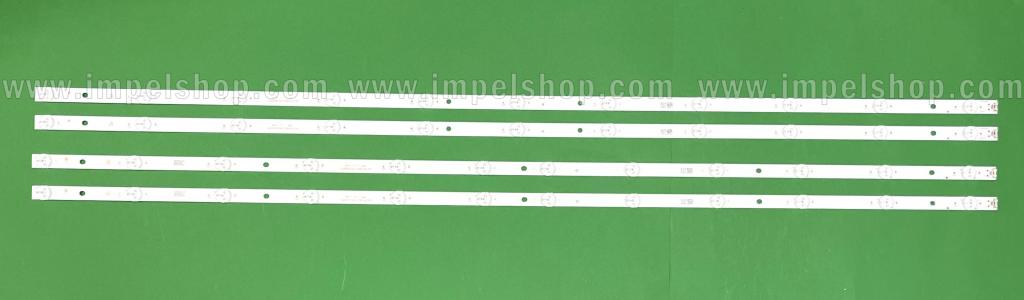Zestaw listew LED do naprawy podświetlenia telewizora PANASONIC 55" zestaw 4szt , 2szt X JL.D550B1330-078CS-M_V01 , A-TYPE & 2szt X JL.D550C1330-078CS-M_V01 , B-TYPE , VESTEL PART NUMBER : 30104638 , 30104639 , 23647008 ,