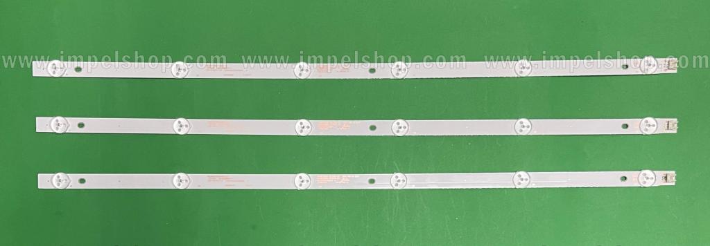 Zestaw listew LED do naprawy podświetlenia telewizora KONKA 32" zestaw 3szt X AHKK32D06-ZC21FG-27 / AHKK32D06-ZC21FG-07 / 303AK320047