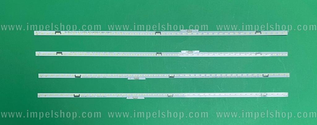 Zestaw listew LED do naprawy podświetlenia telewizora XIAOMI 75" zestaw 4szt , 2szt X 02E750316000-X3-L , 48LED , 3V , 410MM & 2szt X 02E750316000-X3-R , 48LED , 3V , 410MM