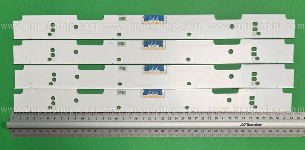 Zestaw listew LED do naprawy podświetlenia telewizora SAMSUNG 75" 4szt X V7MU-750SM0-R0 , BN96-42588A , 3V , 51LED , 401.5MM ,