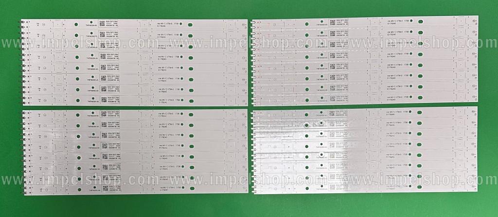 Zestaw listew LED do naprawy podświetlenia telewizora PANASONIC 65" zestaw 32 sztuki X TNPA6354-4A mkMV C VTM-0 1708E179240 , 3LED , 312MM ,
