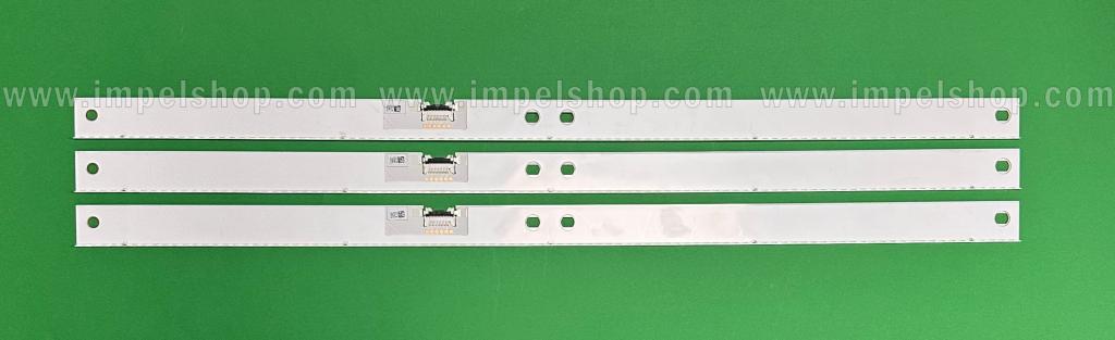 Zestaw listew LED do naprawy podświetlenia telewizora SAMSUNG 75" zestaw 3szt X V7Q8-750SM0-R0 BN96-46024A L1_Q7_G5_NCM_S48(2)_ R1.0_RBT_407060_LM41-00587A (AL5052) , 96LED , 547MM , NIEBIESKIE ŚWIATŁO , ORYGINAŁ SAMSUNG