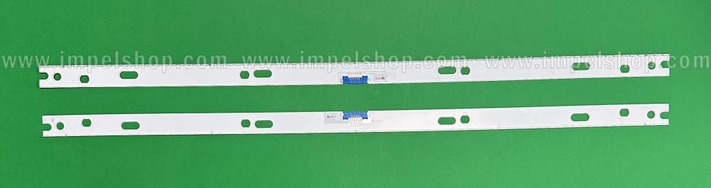 Zestaw listew LED do naprawy podświetlenia telewizora SAMSUNG 65" zestaw 2szt x BN96-45623A Y18_NU8/NU8.5_STS650A94_7020F UCD_78LEDs_REV1.0_180309_0.6T_4.07mm_BN96-45623A L1_NU8_F5_CEM_S26(3)_ R1.1_RBH_407060_LM41-00584A , 78LED , 3V , 706MM , oryginał SAMSUNG , niebieskie światło ,
