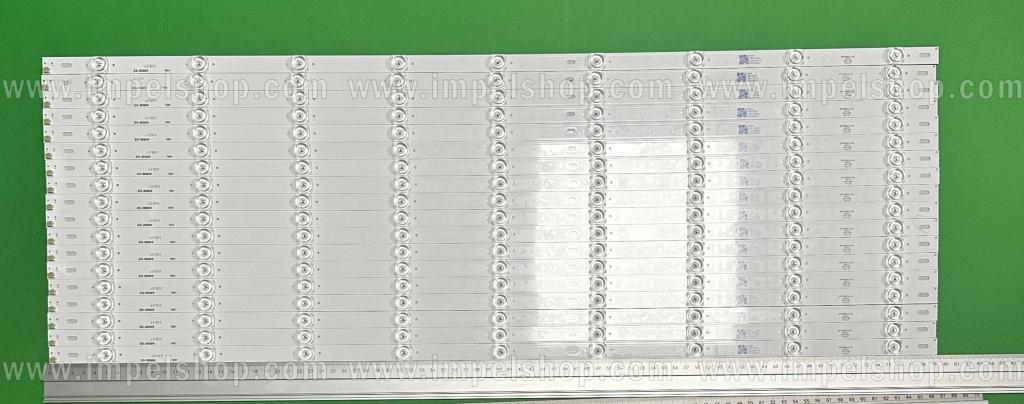 Zestaw listew LED do naprawy podświetlenia telewizora SHARP 70" zestaw 18szt x 3P70P5014-A2 135/08L/33 A8071674484 , 792mm , 9LED , 3V ,