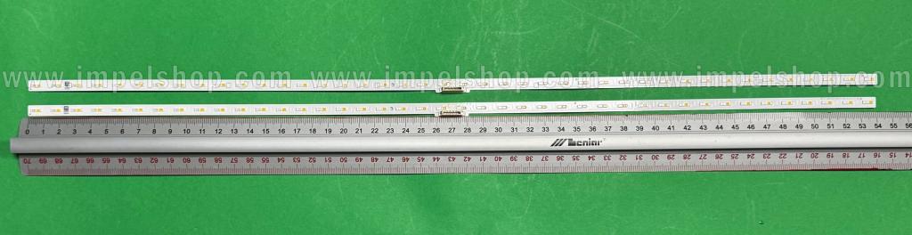 Zestaw listew LED do naprawy podświetlenia telewizora SAMSUNG 50" zestaw 2szt x V0T6-500SM0-R0 19.11.06 BN96-50382A BN61-16774A , 42LED , 540MM , 3V , 42LED , 540MM , 3V , dwa kolory : biały i niebieski ,