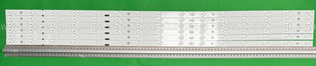 Zestaw listew LED do naprawy podświetlenia telewizora SONY 49" zestaw 6szt X MBL-49030D615SN0 CCB 49 MBL-49039D615SN2 49039D615SN0 18LS49 0-841-300-01 1-984-208-12 , 15LED , 950MM , 12V ,