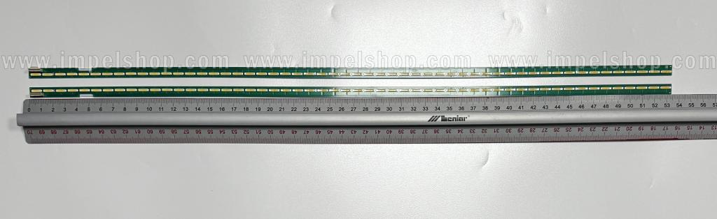 Zestaw listew LED do naprawy podświetlenia telewizora LG 49" krawędziowa zestaw 2szt , 1szt X 49" V15 ART3 UD REV1.1 L-Type & 1szt x 49" V15 ART3 UD REV1.1 R-Type , 6922L-0151A 6091L-2830A , 54LED , 535MM , 3V ,