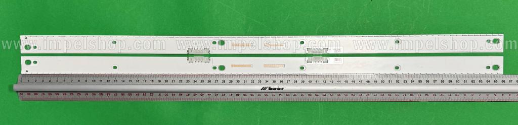Zestaw listew LED do naprawy podświetlenia telewizora SAMSUNG 60" zestaw 2szt , 1szt X BN96-39529A LM41-00229A & 1szt X BN96-39530A LM41-00231A , V6EB_600SMA_LED84_R2 & V6EB_600SMB_LED84_R2 , 84LED , 660MM , niebieskie światło ,
