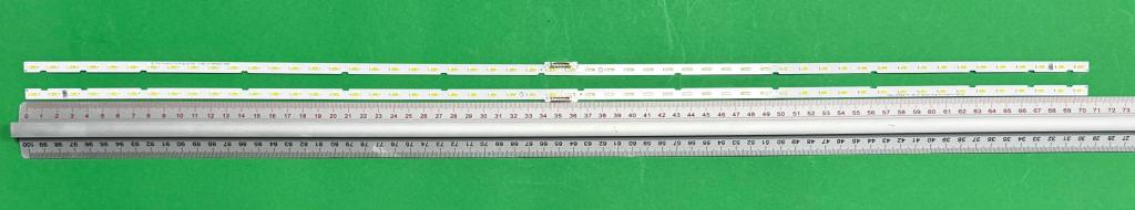 Zestaw listew LED do naprawy podświetlenia telewizora SAMSUNG 65" zestaw 2szt X V8N4-650SM0-R1 BN96-46032A , 54LED , 707MM , 6V ,