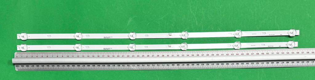 Zestaw listew LED do naprawy podświetlenia telewizora HISENSE 32" zestaw 2szt x MSG-T320-A1-3030-T13-06 32A1/N01-1 , 6LED , 560MM , 3V ,