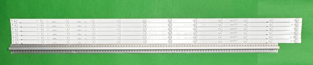 Zestaw listew LED do naprawy podświetlenia telewizora SONY 55" zestaw 6szt x SN55D2301 6X12 (E) , 12LED , 1099MM , 12V ,