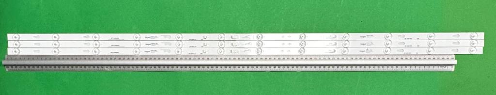 Zestaw listew LED do naprawy podświetlenia telewizora XIAOMI 55" zestaw 3szt X 303TC550040A TCL55D12-ZC22AG-05A 4C-LB550T-ZC9 TC550M09 JL.D550C1330-004AS-M_V03 , 12LED , 1066MM, 3V ,