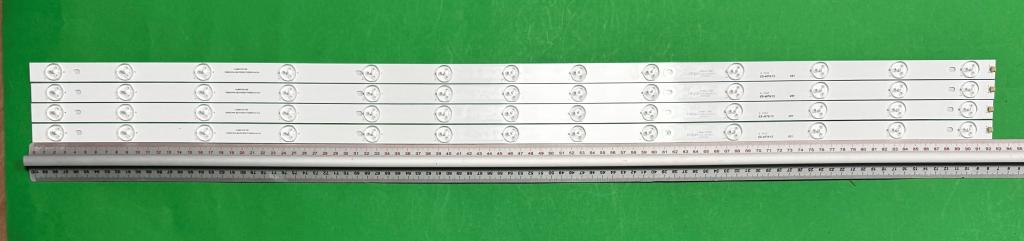 Zestaw listew LED do naprawy podświetlenia telewizora AKAI 40" zestaw 4szt x LGL48413-S-100 , 13LED , 926MM , 3V ,