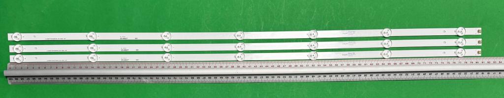 Zestaw listew LED do naprawy podświetlenia telewizora SHARP 42" zestaw 3szt X JL.D42071330-020AS-M_V02 , 7LED , 808MM , 3V ,