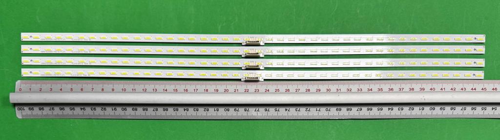 Zestaw listew LED do naprawy podświetlenia telewizora SAMSUNG 82" zestaw 4szt X V9R8-820SM0-R0 BN96-48378A LM41-00775A , 42LED , 449MM , 3V ,