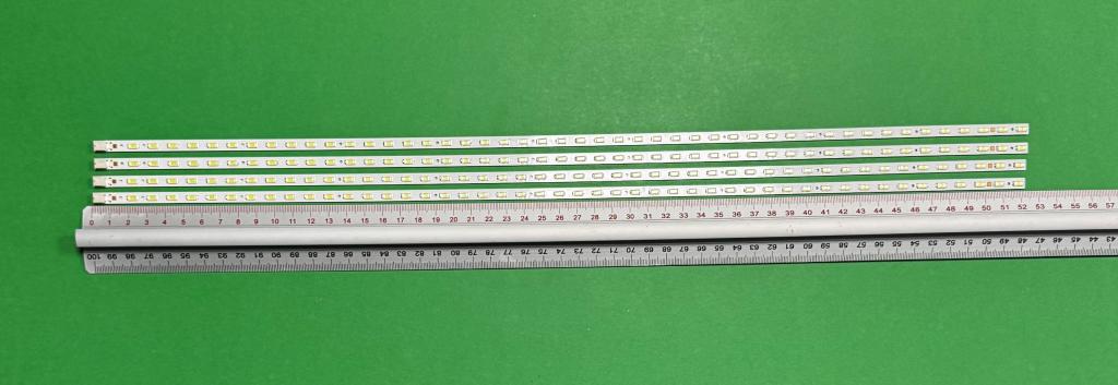 Zestaw listew LED do naprawy podświetlenia telewizora SHARP 46" krawędziowa zestaw 4szt X RUNTK4461TPZZ K4461TP LK460D3LWARX , 47LED , 522MM , 3V ,