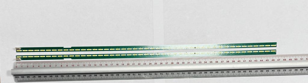 Zestaw listew LED do naprawy podświetlenia telewizora LG 43" zestaw 2szt , 1szt X 43" V15.5 ART3 UD REV 0.3 6 L-Type 6916L-2308A & 1szt X 43" V15.5 ART3 UD REV 0.3 6 R-Type 6916L-2309A , 45LED , 468MM , 3V ,