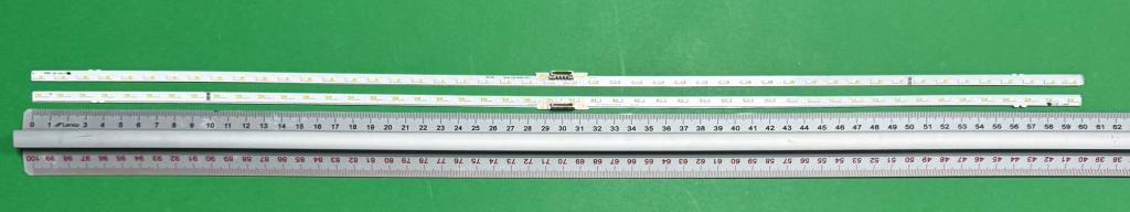 Zestaw listew LED do naprawy podświetlenia telewizora SAMSUNG 55" zestaw 2szt X JL.E550Q1720-408CS-R8P-M-HF E493461 HZ 23022 MLQ 59 S2Q6-550SM0-R0(21.08.20) 48EA/BAR Q60_STC550FD6_7020N_2IN1_48LEDs_REV1.0210919_BN96-54491A C , 48LED , 601MM , 3V , kolor światła biały i niebieski ,