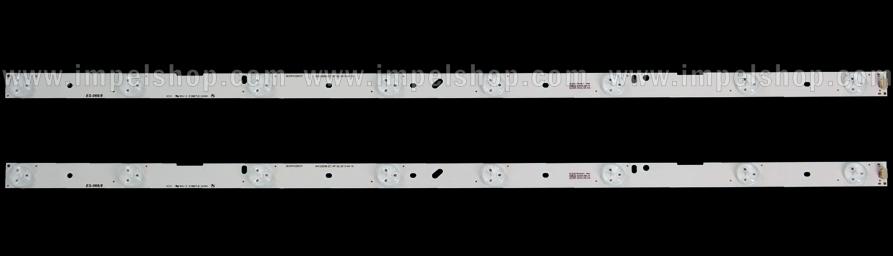 Zestaw listew LED do naprawy podświetlenia telewizora HISENSE 32" zestaw 2szt X 303WK320031 WK32D08-ZC14F-02 2015-04-16 ,