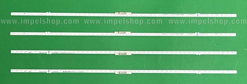 Zestaw listew LED do naprawy podświetlenia telewizora SAMSUNG 75" zestaw 4szt X BN96-52601A/ LM41-01054A/C , 48LED , 409MM