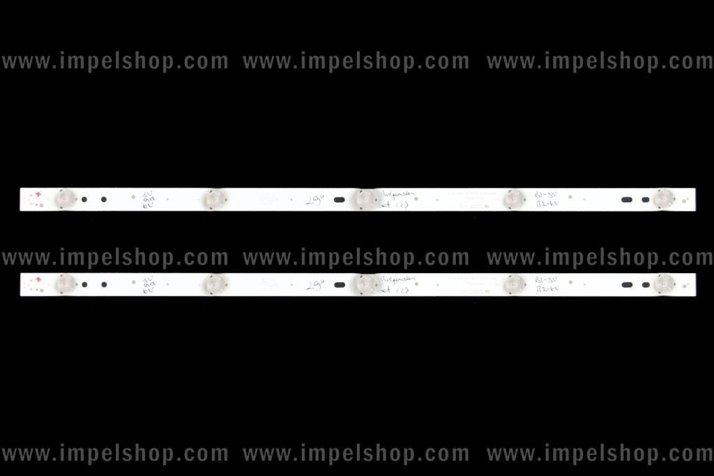 Zestaw listew LED do naprawy podświetlenia telewizora HSIENSE 28" zestaw 1SZT x ZDCX275D05-ZC14F-02 2013-12-11 N137C-0 2010003128/B20 14115A2