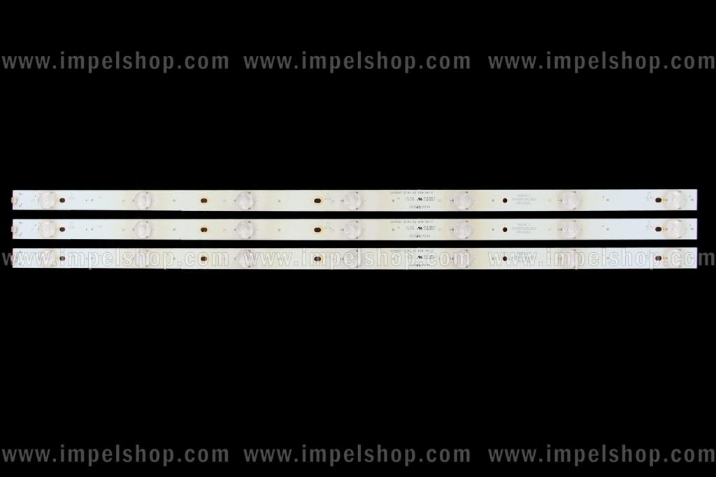 Zestaw listew LED do naprawy podświetlenia telewizora PHILIPS 32" zestaw 3szt x GJ315D07-ZC14C-03 N124C-J2010005182/B20 150130A1