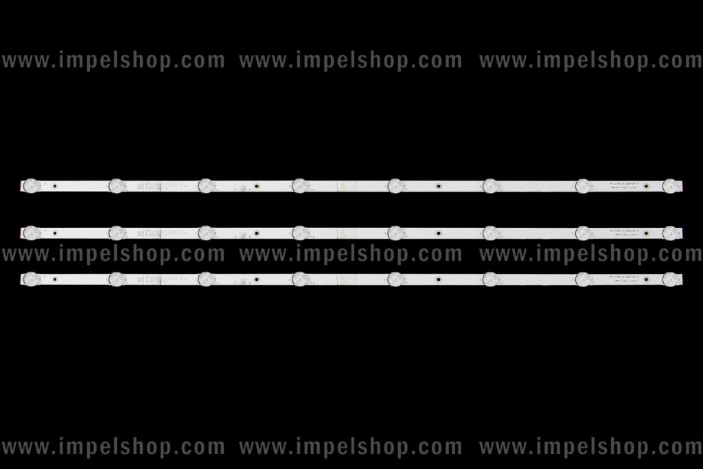 Zestaw listew LED do naprawy podświetlenia telewizora HAIER 40" zestaw 3szt x MS-L1795 V2 2018-05-15 JL.D39042330-006AS-M_V01 006ES